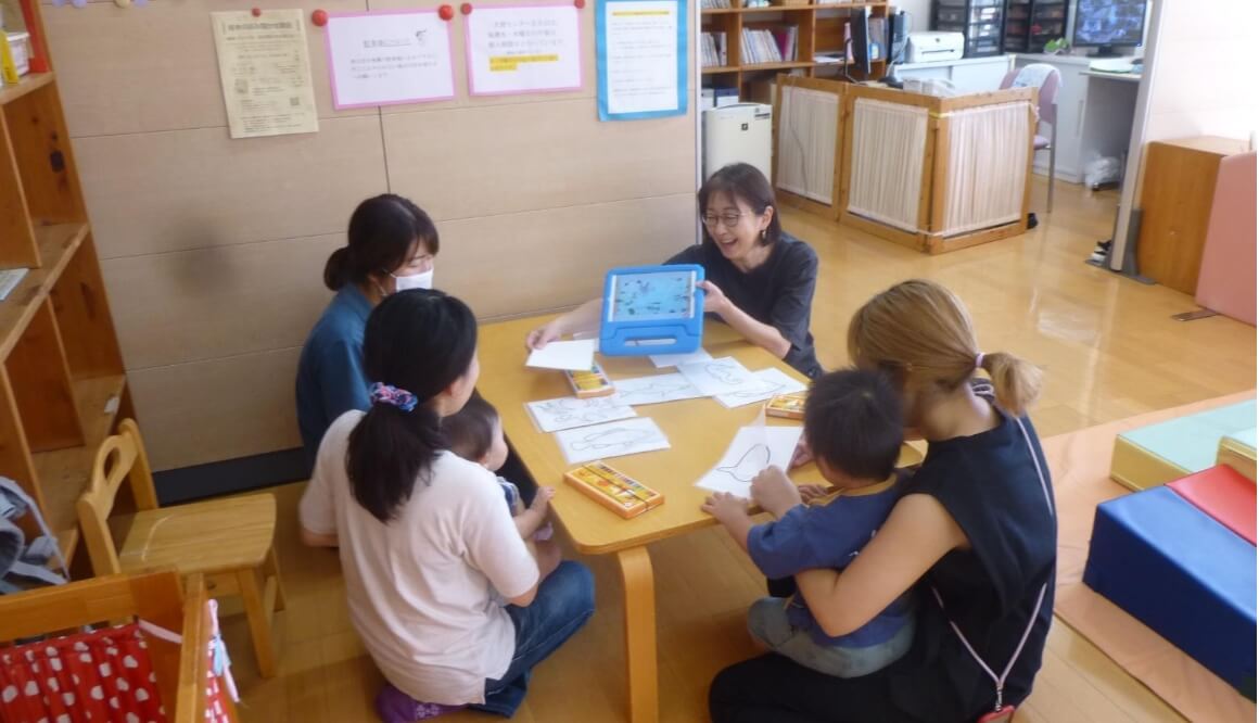 海南市子育て支援センターの今月の様子