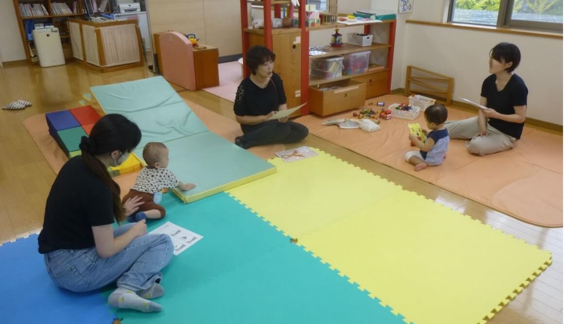 海南市子育て支援センターの今月の様子